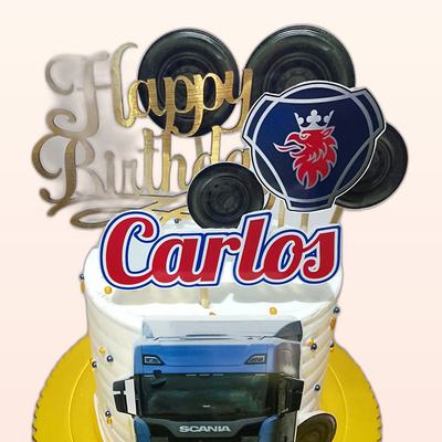 Torta de cumpleaños hecha por JHOMI