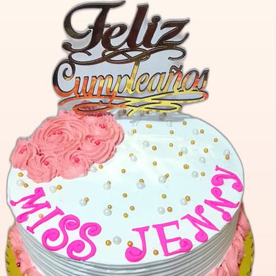 Torta de cumpleaños hecha por JHOMI