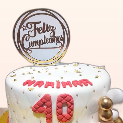 Torta de cumpleaños hecha por JHOMI