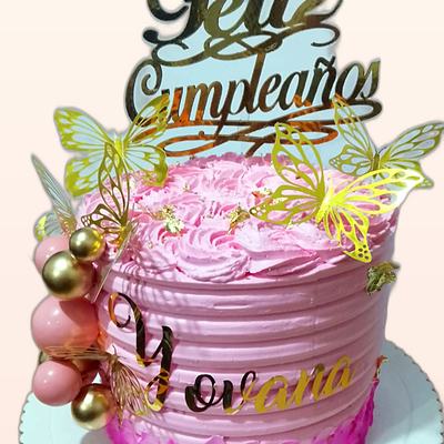 Torta de cumpleaños hecha por JHOMI