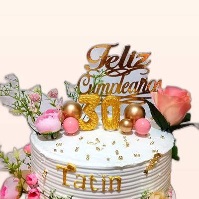 Torta de cumpleaños hecha por JHOMI