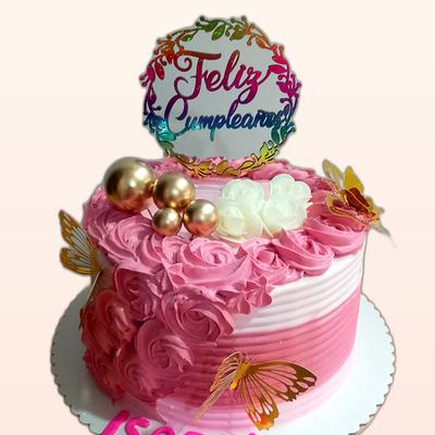 Torta de cumpleaños hecha por JHOMI