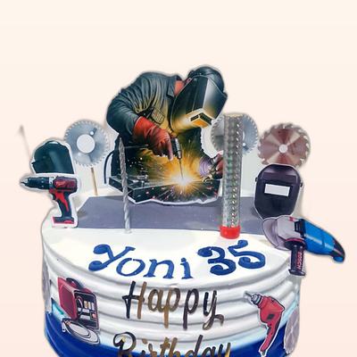 Torta de cumpleaños hecha por JHOMI