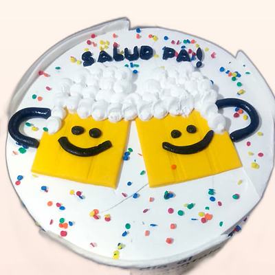 Torta de cumpleaños hecha por JHOMI