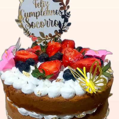 Torta de cumpleaños hecha por JHOMI