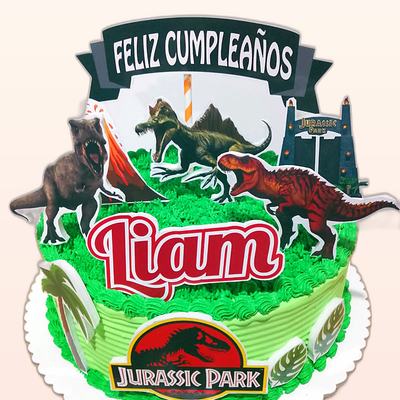 Torta temática de personajes hecha por JHOMI