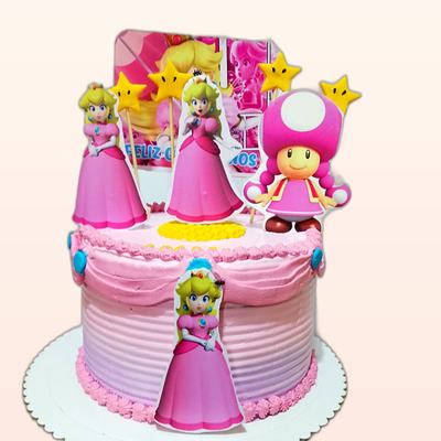 Torta temática de personajes hecha por JHOMI