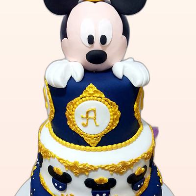 Torta temática de personajes hecha por JHOMI