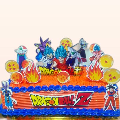 Torta temática de personajes hecha por JHOMI
