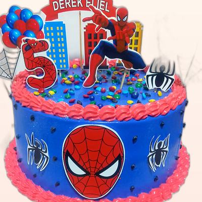 Torta temática de personajes hecha por JHOMI