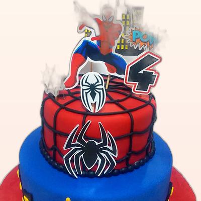 Torta temática de personajes hecha por JHOMI