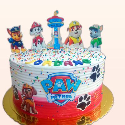 Torta temática de personajes hecha por JHOMI