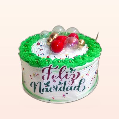 Torta navideña hecha por JHOMI